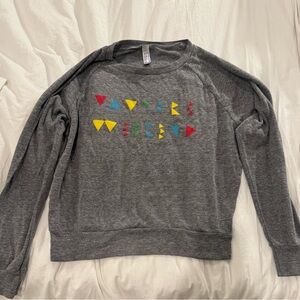 Vampire Weekend American Apparel Gray Sweater RARE
